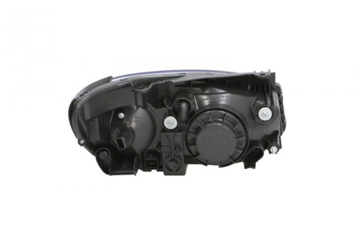Far stanga H4, electric, cu motor, culoare interior argintiu, culoare semnalizator: transparent potrivit KIA CERATO I [2]
