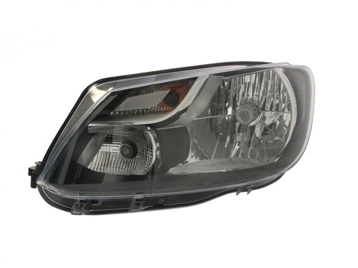 Far stanga (H4, electric, cu motoras, cu lumini de zi) VW CADDY 2010-2015