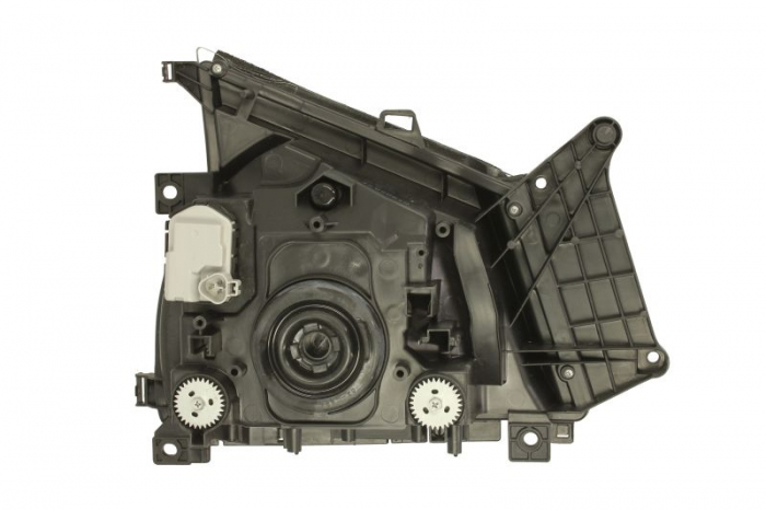 Far stanga (H4, electric, cu motoras, fundal argintiu) ISUZU N-SERIES 2004-2007 [2]