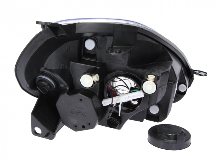 Far stanga (H4, electric, cu motoras, fundal cromat) ABARTH GRANDE PUNTO FIAT GRANDE PUNTO dupa 2008 [2]