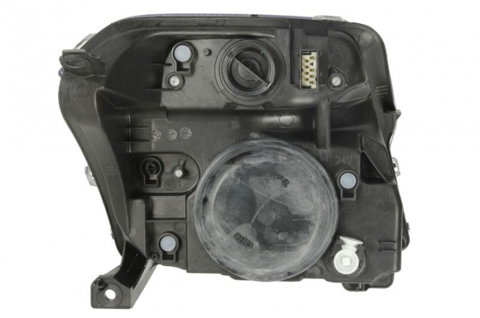 Far stanga (H4, electric, cu motoras, fundal cromat) CITROEN C2 dupa 2003 [2]