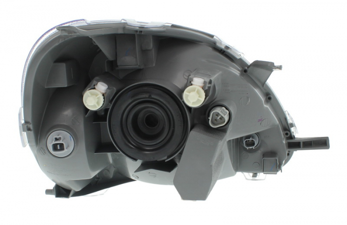 Far stanga (H4, electric, cu motoras, fundal cromat, fundal transparent) TOYOTA YARIS 1999-2005 [2]