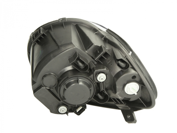 Far stanga (H4, electric, cu motoras, fundal cromat) KIA PICANTO [2]