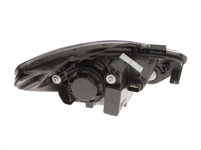 Far stanga (H4, electric, cu motoras, fundal negru/insertii crom) HYUNDAI i10 2011-2013 [2]
