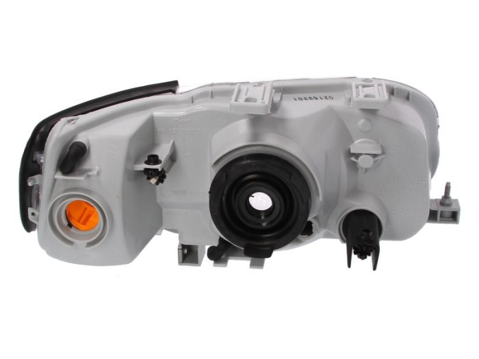 Far Stanga (H4, electric, fara motoras, culoare insert: cromat/negru, culoare semnalizator: transparent) potrivit HONDA CIVIC VI -02.01 [2]