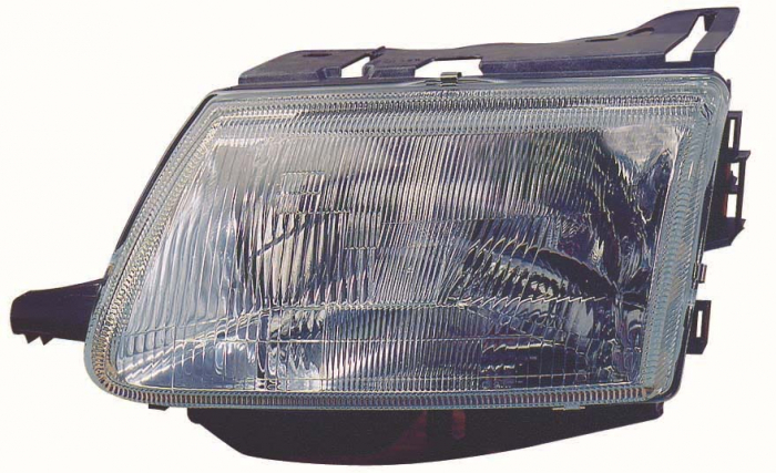 Far stanga (H4, electric, fundal argintiu) CITROEN SAXO 1996-2004