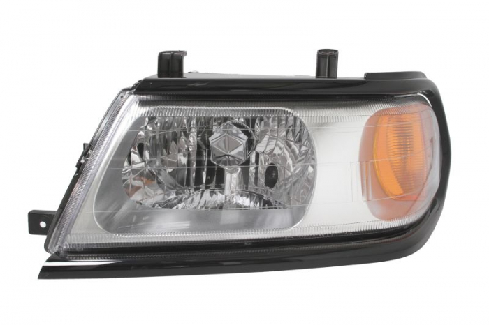 Far stanga (H4, electric, fundal negru, fundal galben) MITSUBISHI PAJERO, PAJERO SPORT 1998-2007 [1]