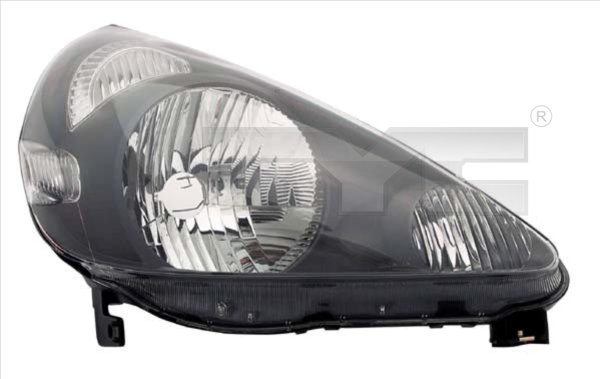 Far stanga (H4, electric, fundal negru) HONDA JAZZ 2002-2008