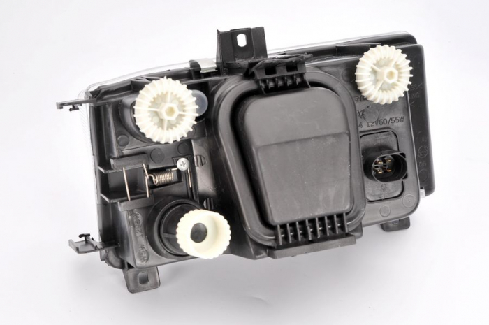 Far Stanga (H4, electric, manual, fara motoras, culoare insert: argintiu) potrivit VW CADDY II, CADDY II/MINIVAN, POLO, POLO III CLASSIC [3]