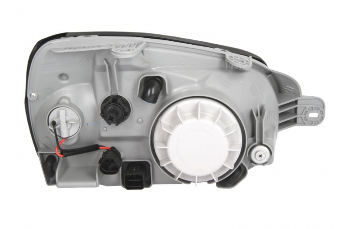 Far stanga (H4, electric, manual, fundal cromat, fundal galben) HYUNDAI SANTA FE 2001-2006 [2]