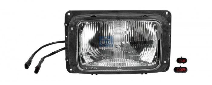 Far stanga (H4, manual, culoare insert: argintiu) potrivit IVECO EUROCARGO I-III, EUROSTAR, EUROTECH MH, EUROTECH MP, EUROTECH MT, EUROTRAKKER 01.91-