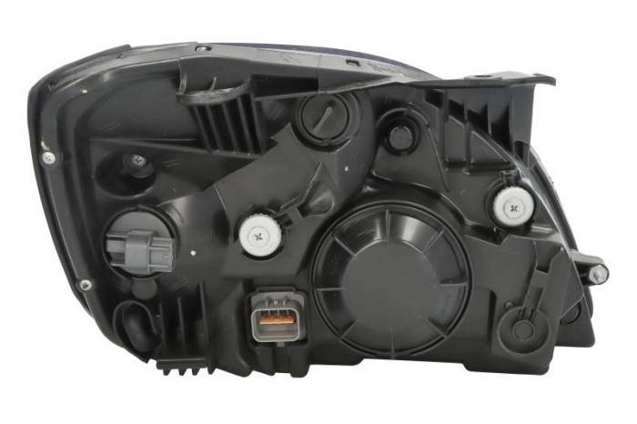 Far Stanga potrivit KIA RIO II pana in 2011 (H4/PY21W/W5W, electric, cu motor, culoare insert: negru) [2]