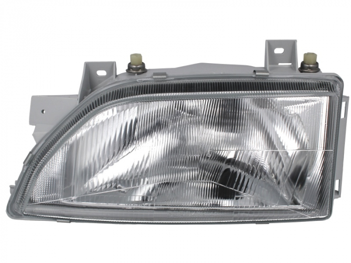 Far stanga H4/W5W, electric, manual, mecanic, fara motoras, halogen, culoare insert: cromat potrivit FORD ESCORT V, ESCORT V EXPRESS, ORION III -01.95 [2]
