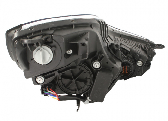 Far stanga H7, electric, cu motoras, interior argintiu, semnalizator transparent HYUNDAI ix20 intre 2010-2015 [3]