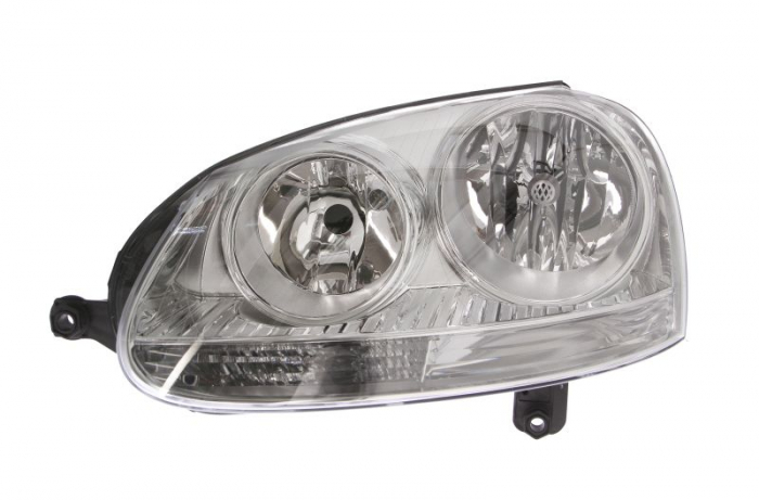 Far stanga H7, electric, cu motoras,interior crom VW GOLF 5 V, JETTA 3 III intre 2003-2010