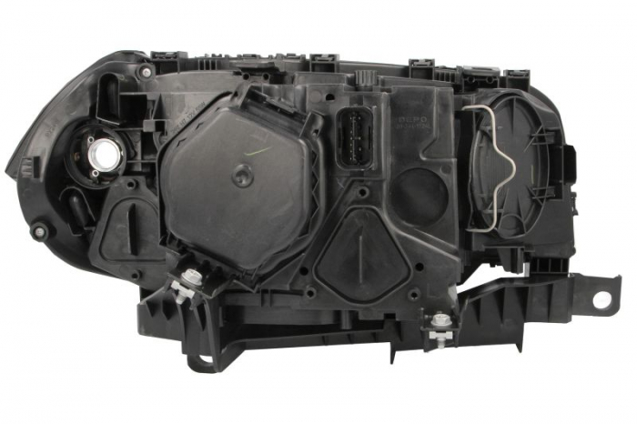 Far Stanga potrivit BMW X3 (E83) 2006-2012 (H7/H7, electric, cu motor, culoare insert: negru, culoare semnalizator: transparent) [2]
