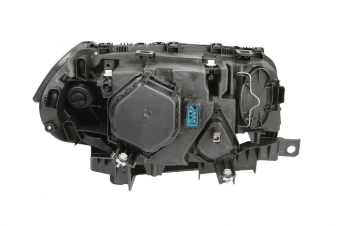 Far stanga H7/H7, electric, cu motor, culoare interior negru, culoare semnalizator: alb potrivit BMW X3 E83 [2]