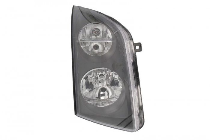 Far stanga (H7 H7 PY21W W21, electric, cu motor) potrivit VW CRAFTER 2E 07.11-12.16