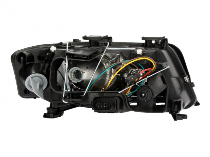 Far stanga (H7/H7, reglaj electric, fundal cromat) AUDI A6 2001-2005 [2]