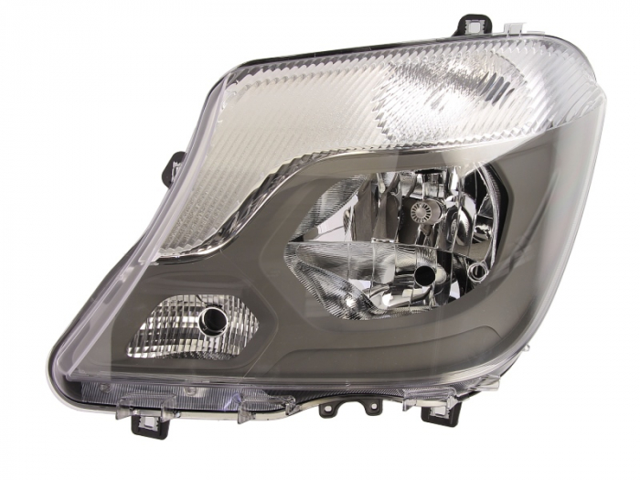 Far Stanga (H7 H7 W21W, electric, cu motor) potrivit MERCEDES SPRINTER 3,5-T (B906), SPRINTER 3-T (B906), SPRINTER 3-T (B910), SPRINTER 4,6-T (B906), SPRINTER 5-T (B906)