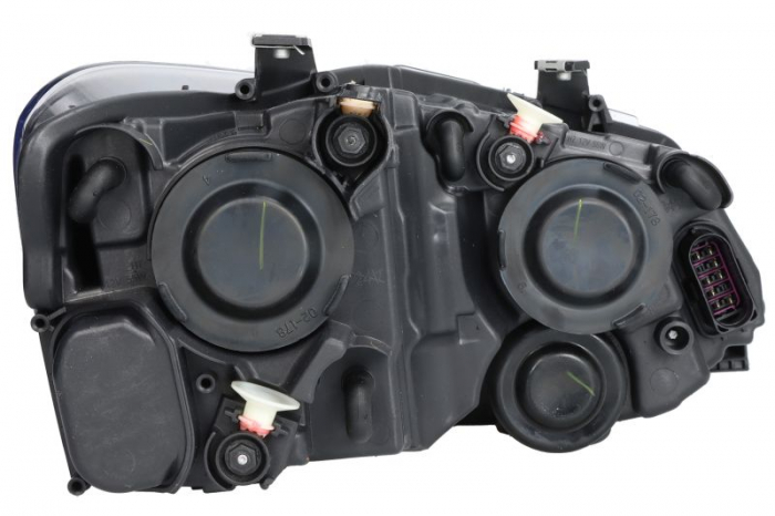 Far Stanga (H7/H7/W5W/WY21W, electric, cu motor, culoare insert: negru) potrivit VW POLO, POLO V [2]
