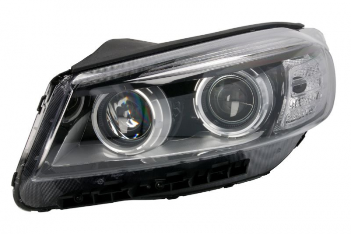 Far Stanga (H7 H9 LED PY21W, electric, cu motor, culoare insert: negru) potrivit KIA SORENTO I, SORENTO II, SORENTO III