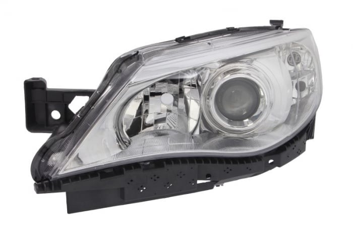 Far stanga (H7 HB3, electric, cu motoras, fundal cromat) SUBARU IMPREZA 2008-2012