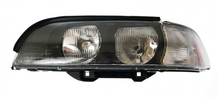 Far stanga (H7/HB3, electric, cu motoras, fundal negru) BMW Seria 5 1995-2000 [3]