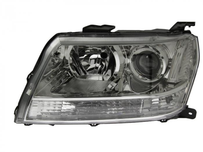 Far stanga (H7/HB3, electric, fundal cromat, fundal transparent) SUZUKI GRAND VITARA 2005-2009 [3]