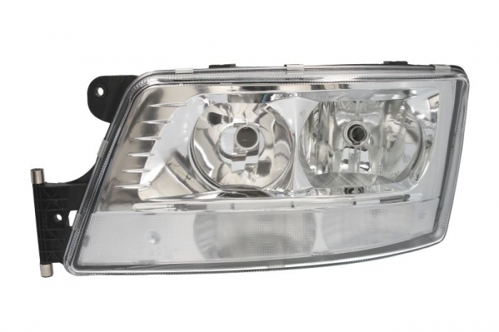 Far stanga (H7 LED PY21W, electric, cu motor, culoare insert: crom platinat) potrivit MAN TGS I, TGX I 06.06-09.21