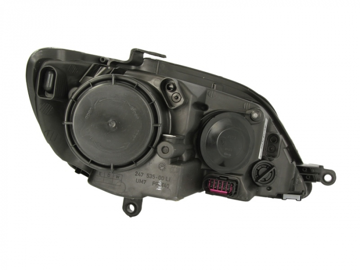 Far stanga (H7/PY21W/W5W, electric, cu motoras, fundal negru, fundal portocaliu) VW GOLF PLUS [2]