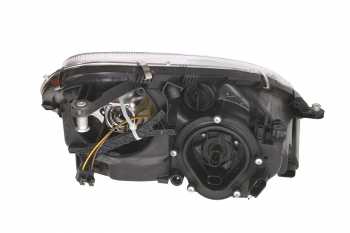 Far stanga (H7, reglaj electric, cu motoras, fundal cromat, fundal galben) MERCEDES Clasa SLK 2004-2008 [2]