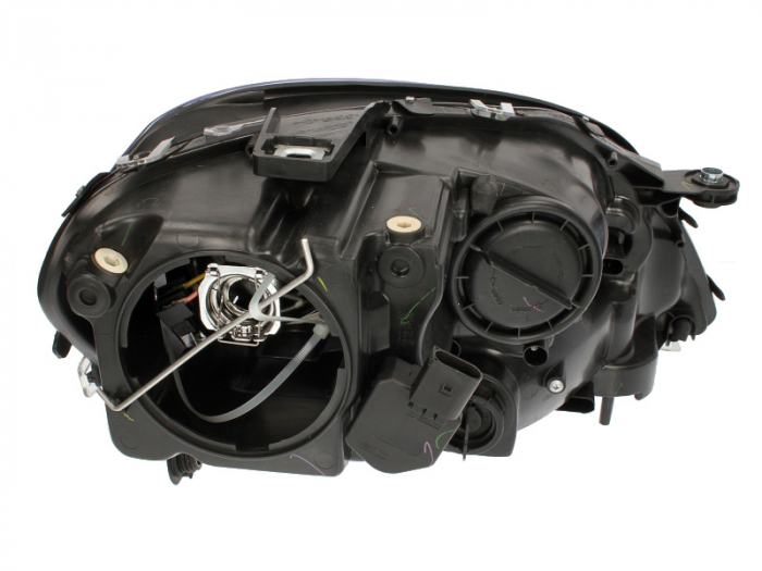 Far stanga (H7, reglaj electric, cu motoras, fundal cromat, fundal transparent) MERCEDES Clasa M 2005-2011 [2]