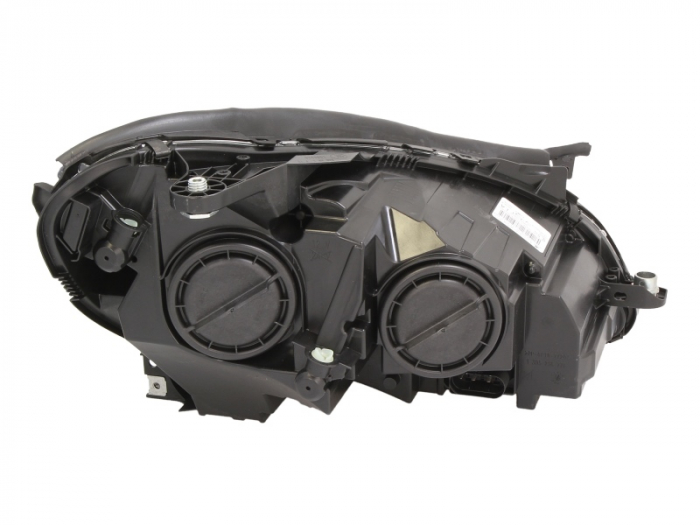 Far stanga (H7, reglaj electric, cu motoras, fundal cromat) MERCEDES Clasa C 2011-2013 [2]