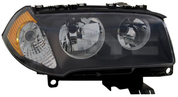 Far stanga (H7, reglaj electric, cu motoras, fundal negru) BMW X3 2004-2011