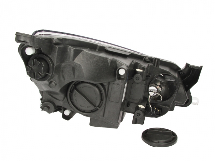 Far stanga (H7, reglaj electric, cu motoras, fundal negru) OPEL ASTRA 2009-2012 [2]