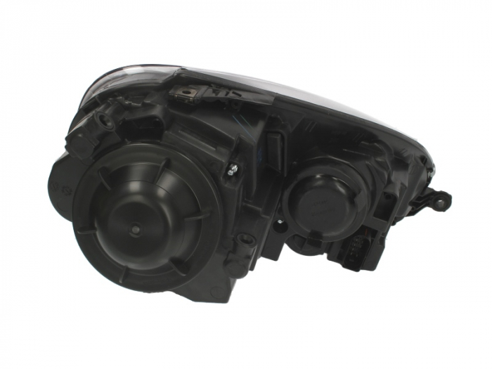 Far stanga (H7, reglaj electric, cu motoras, fundal negru) VW GOLF 2003-2009 [2]