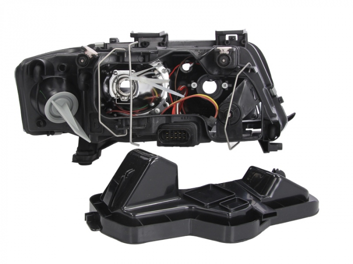 Far stanga (H7, reglaj electric, fundal cromat, fundal transparent) AUDI A6 2001-2005 [2]