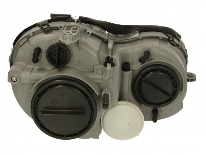 Far stanga (H7, reglaj electric, fundal cromat, fundal transparent) MERCEDES Clasa CLK 2002-2005 [2]