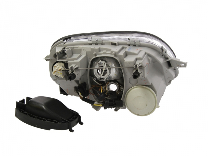 Far Stanga (H7/W5W, electric, fara motoras, culoare insert: argintiu, culoare semnalizator: alb) potrivit MERCEDES SLK (R170) [2]