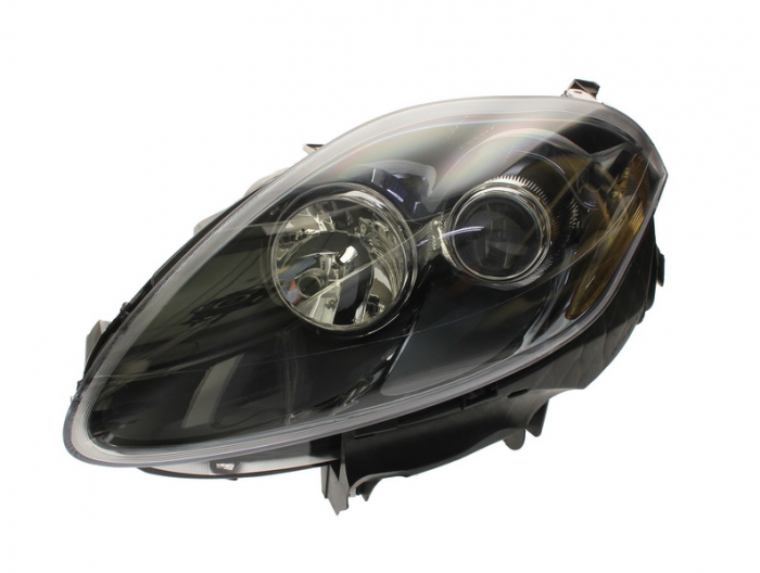 Far Stanga (halogen, 2 H1 H1 H7, electric, cu motor, bec, culoare insert: intuneric, culoare semnalizator: fumuriu) potrivit FIAT BRAVO II