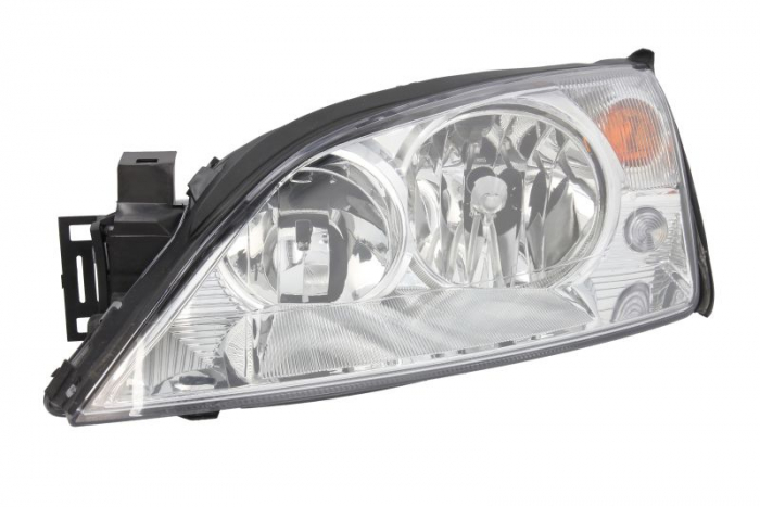 Far Stanga (halogen, H1 H7 P21W W5W, electric, fara motoras, culoare insert: cromat, culoare semnalizator: galben) potrivit FORD MONDEO III -03.07