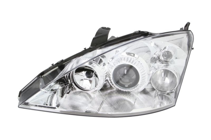 Far Stanga (halogen xenon, D2S H7 PY21W W5W, electric, fara motoras, culoare insert: cromat, culoare semnalizator: transparent) potrivit FORD FOCUS I, FOCUS I KOMBI 01.01-12.05