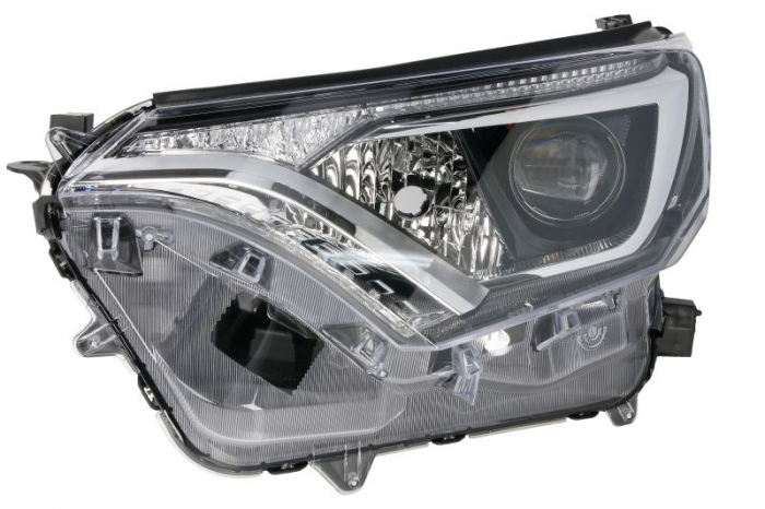 Far Stanga (HIR2 LED WY21W, cu motor, culoare interior: negru) potrivit TOYOTA RAV 4 IV 01.15-