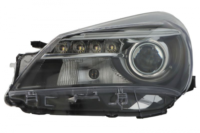 Far Stanga (HIR2 LED WY21W, electric, fara motoras, culoare insert: cromat) potrivit TOYOTA YARIS