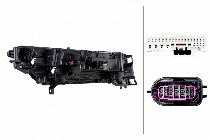 Far stanga potrivit SKODA ENYAQ iV, Coupe / SUV dupa 2020 (LED, cu motor) [4]