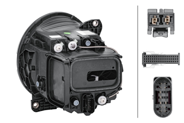 Far stanga LED, cu motoras,interior crom MERCEDES W463 LIFT dupa 2018 [2]