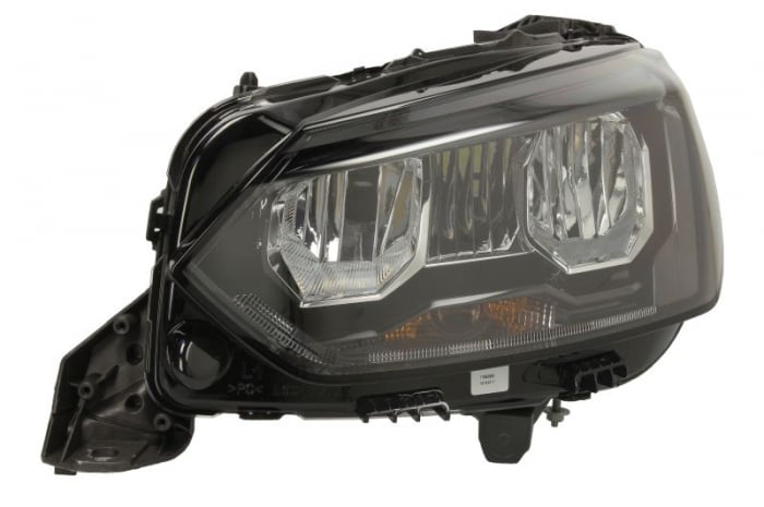 Far stanga LED, culoare semnalizator transparent potrivit PEUGEOT 2008 II, 208 01.19-