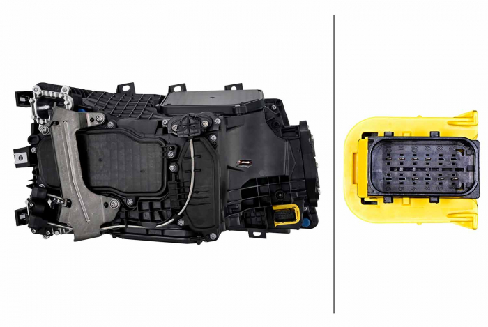 Far stanga potrivit SCANIA R; S potrivit SCANIA G II, L, P II, R II, S dupa 2016 (LED, electric, cu motor, cu lumina de zi, culoare insert: crom platinat) [2]