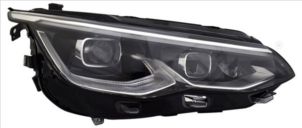 Far Stanga LED, electric, cu motor, culoare insert: cromat potrivit VW GOLF VIII 2019-2024 [2]
